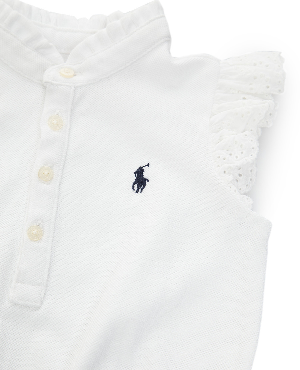 Ромпер Polo Ralph Lauren Kids 310735955007, белый цвет • Купить в интернет-магазине Kameron