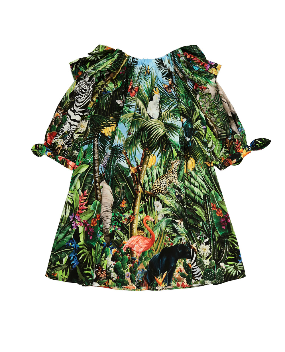 Платье Dolce&Gabbana Kids L52DI9-G7WOE-S, разноцветный цвет • Купить в интернет-магазине Kameron