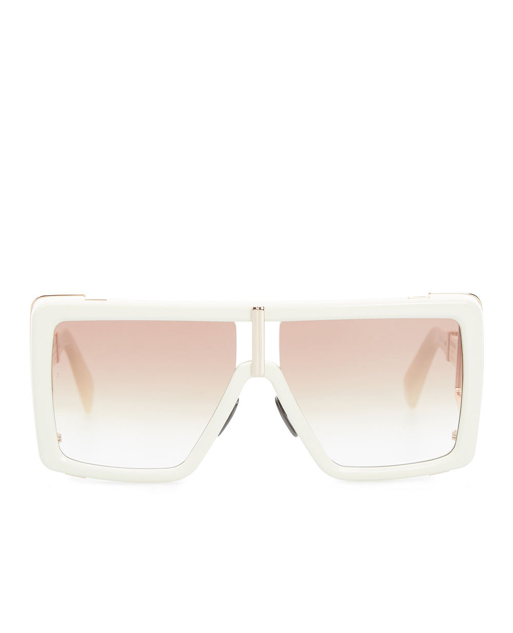 Солнцезащитные очки Balmain BPS-107D-61, белый цвет • Купить в интернет-магазине Kameron