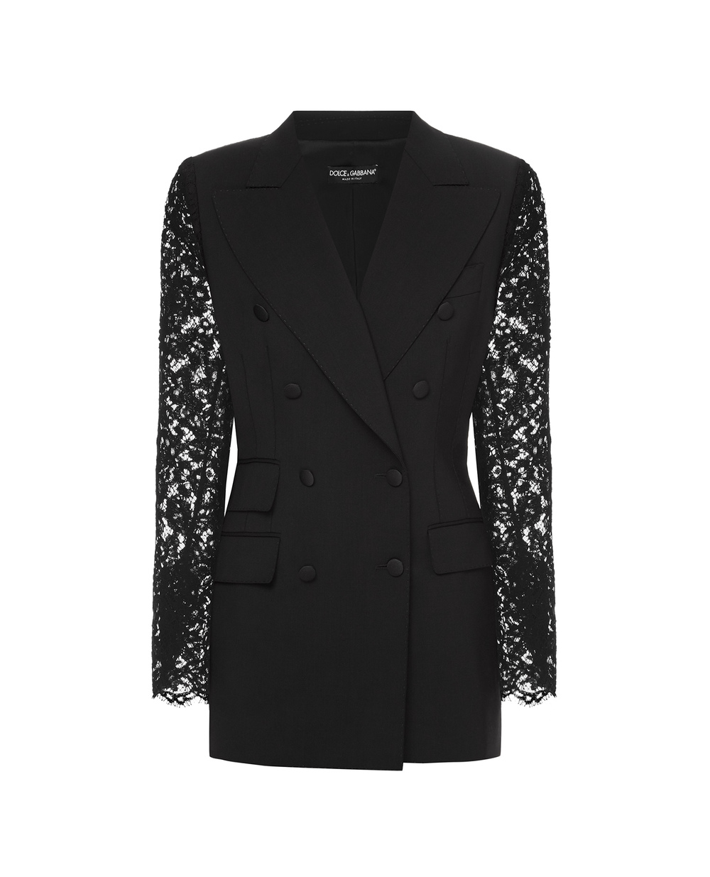Шерстяной жакет Dolce&Gabbana F29HMT-FUBEI, черный цвет • Купить в интернет-магазине Kameron