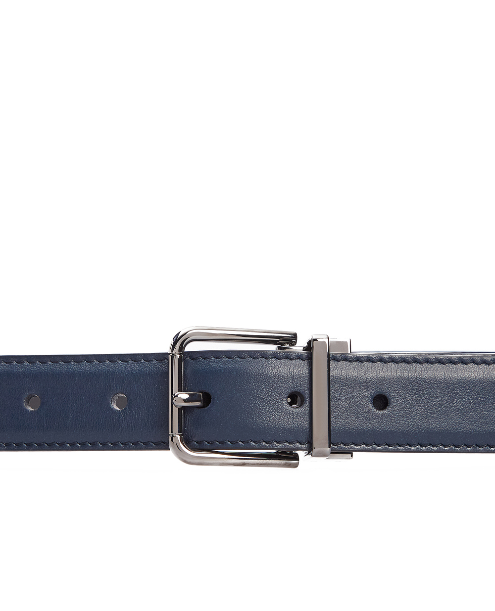 Кожаный ремень Dolce&Gabbana BC4216-AV237, синий цвет • Купить в интернет-магазине Kameron