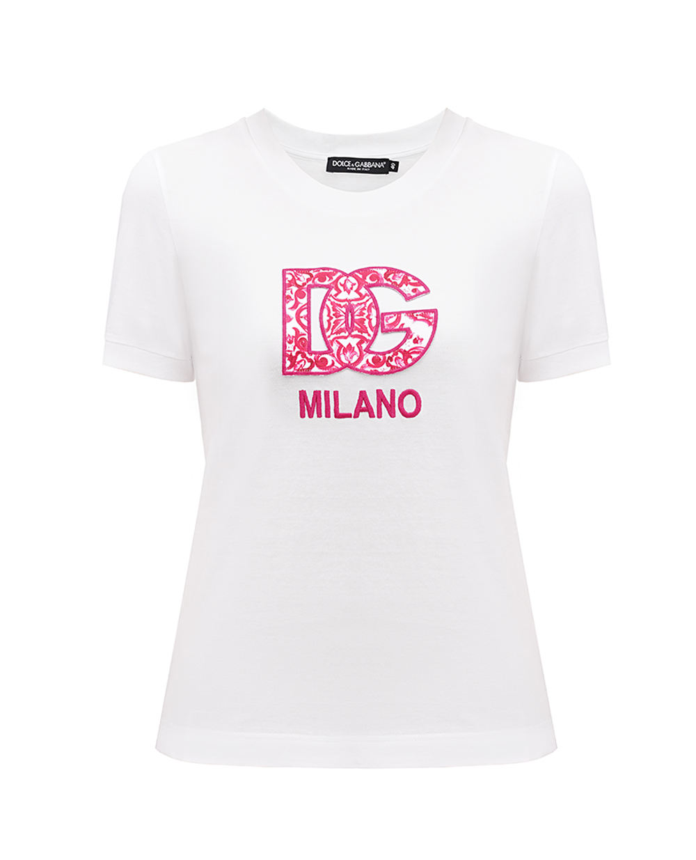 Футболка Dolce&Gabbana F8N08Z-GDBVX, білий колір • Купити в інтернет-магазині Kameron