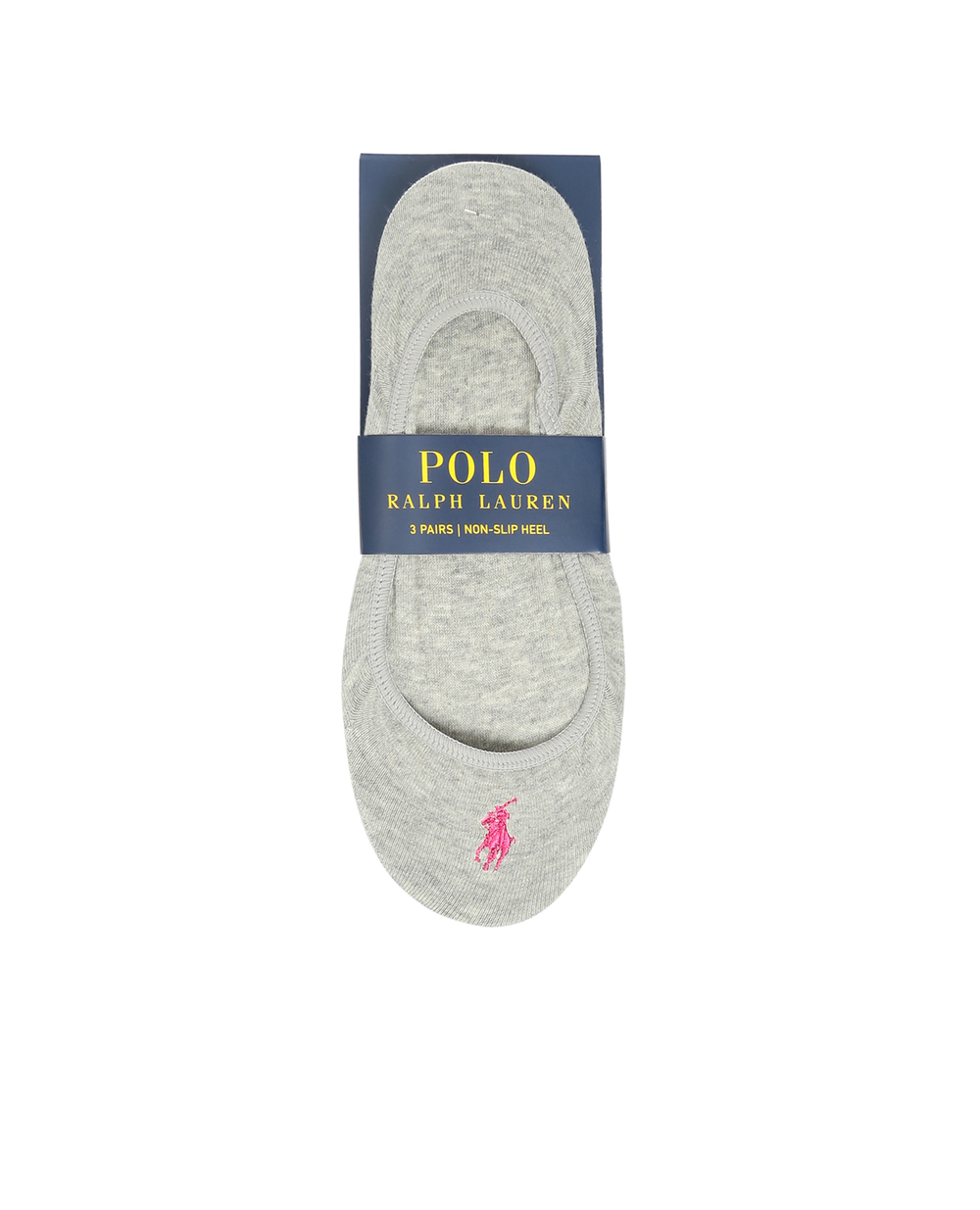 Сліди (3 пари) Polo Ralph Lauren 455711304001, сірий колір • Купити в інтернет-магазині Kameron
