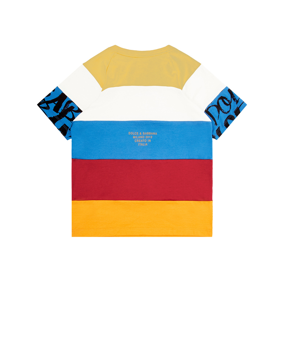 Футболка Dolce&Gabbana Kids L4JTDR-G7A9T-B, різнокольоровий колір • Купити в інтернет-магазині Kameron