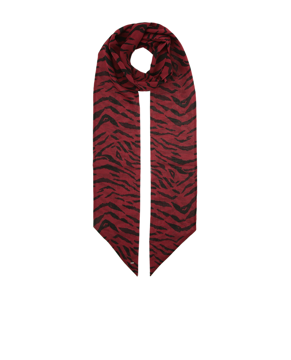 Шарф Saint Laurent 580532-3Y014, бордовый цвет • Купить в интернет-магазине Kameron