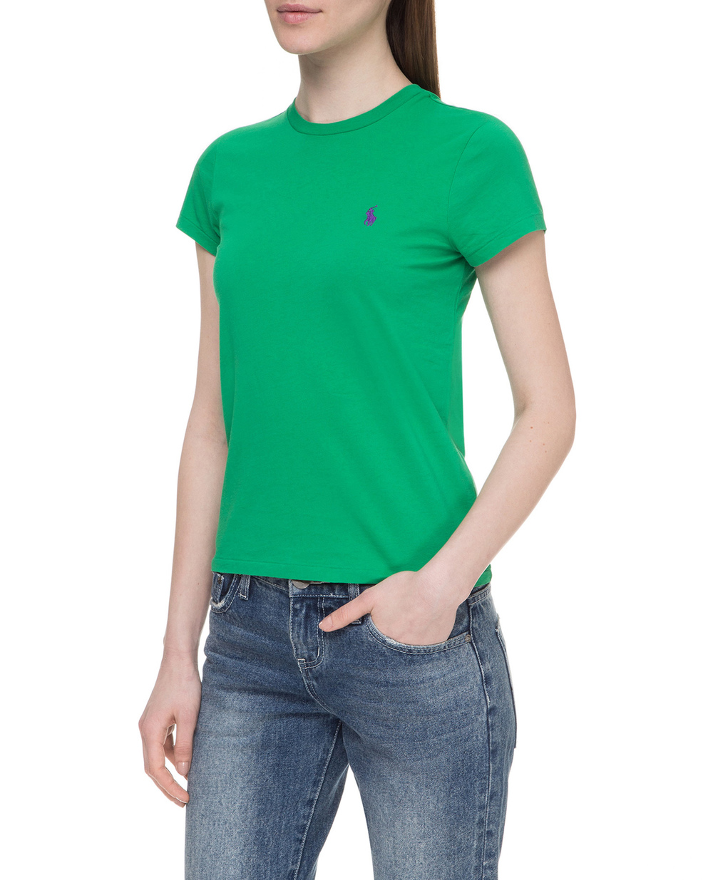 Футболка Polo Ralph Lauren 211734144007, зеленый цвет • Купить в интернет-магазине Kameron