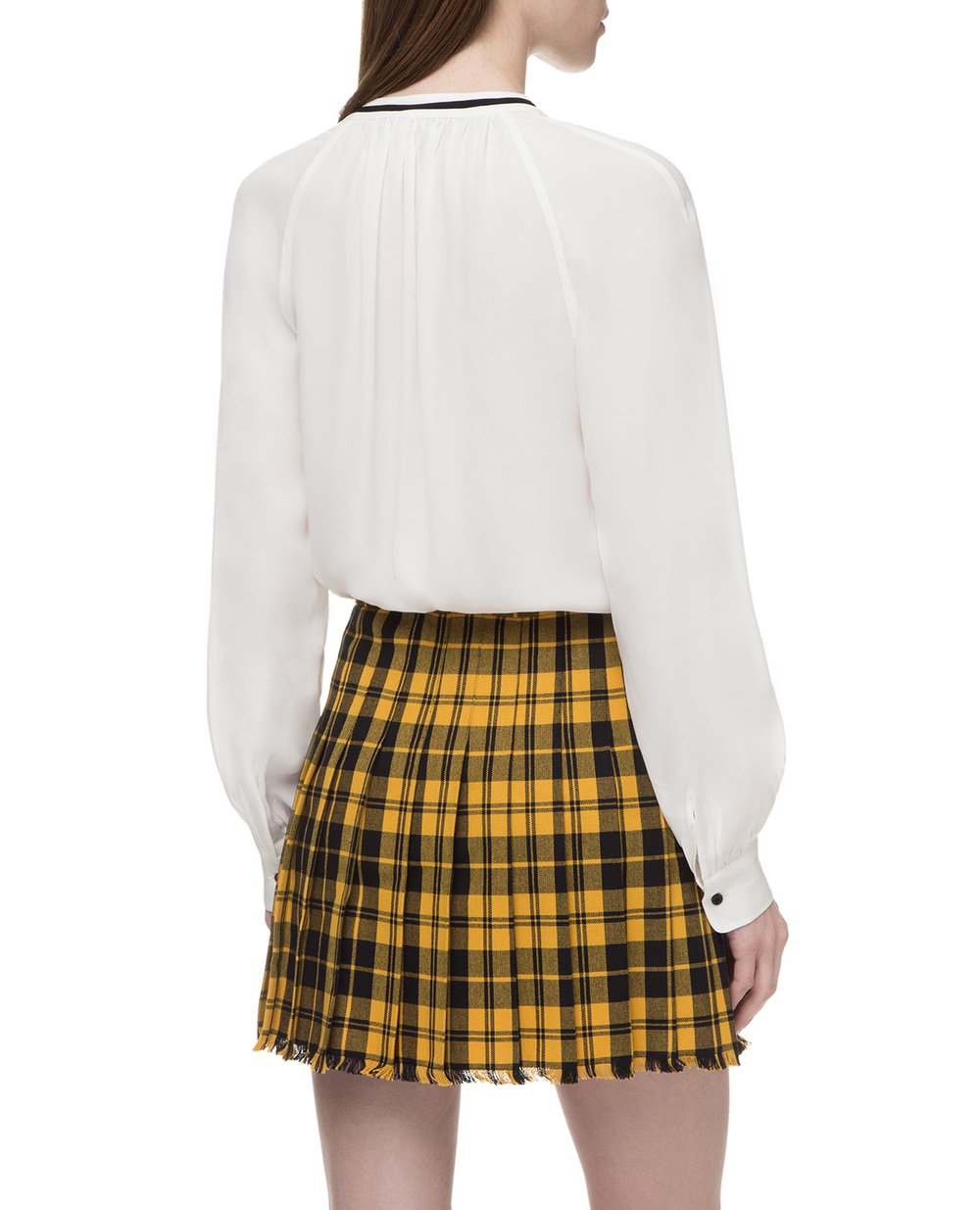 Шелковая блуза Polo Ralph Lauren 211765245001, белый цвет • Купить в интернет-магазине Kameron