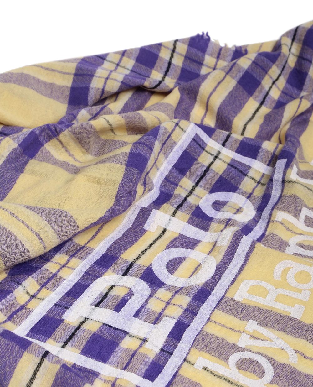 Вовняний шарф Polo Ralph Lauren 455765404002, жовтий колір • Купити в інтернет-магазині Kameron