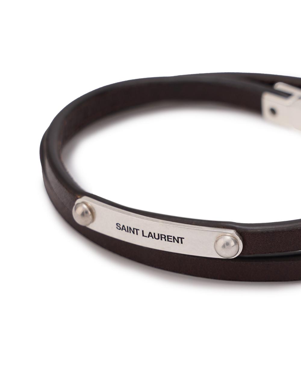 Браслет Saint Laurent 758343-AAC5U, коричневий колір • Купити в інтернет-магазині Kameron