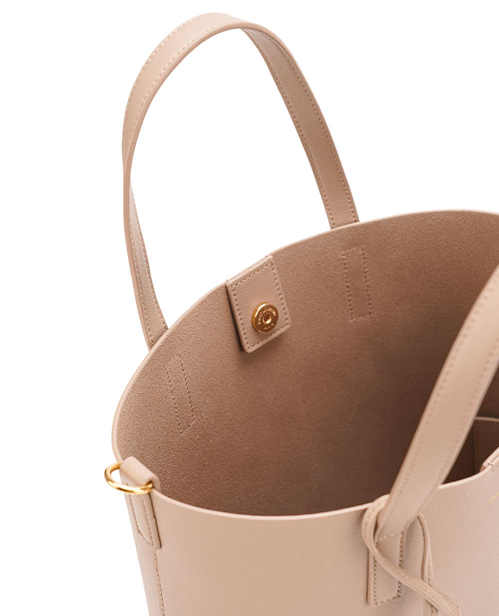 Шкіряна сумка Shopping Bag Saint Laurent 600307-CSV0J, бежевий колір • Купити в інтернет-магазині Kameron