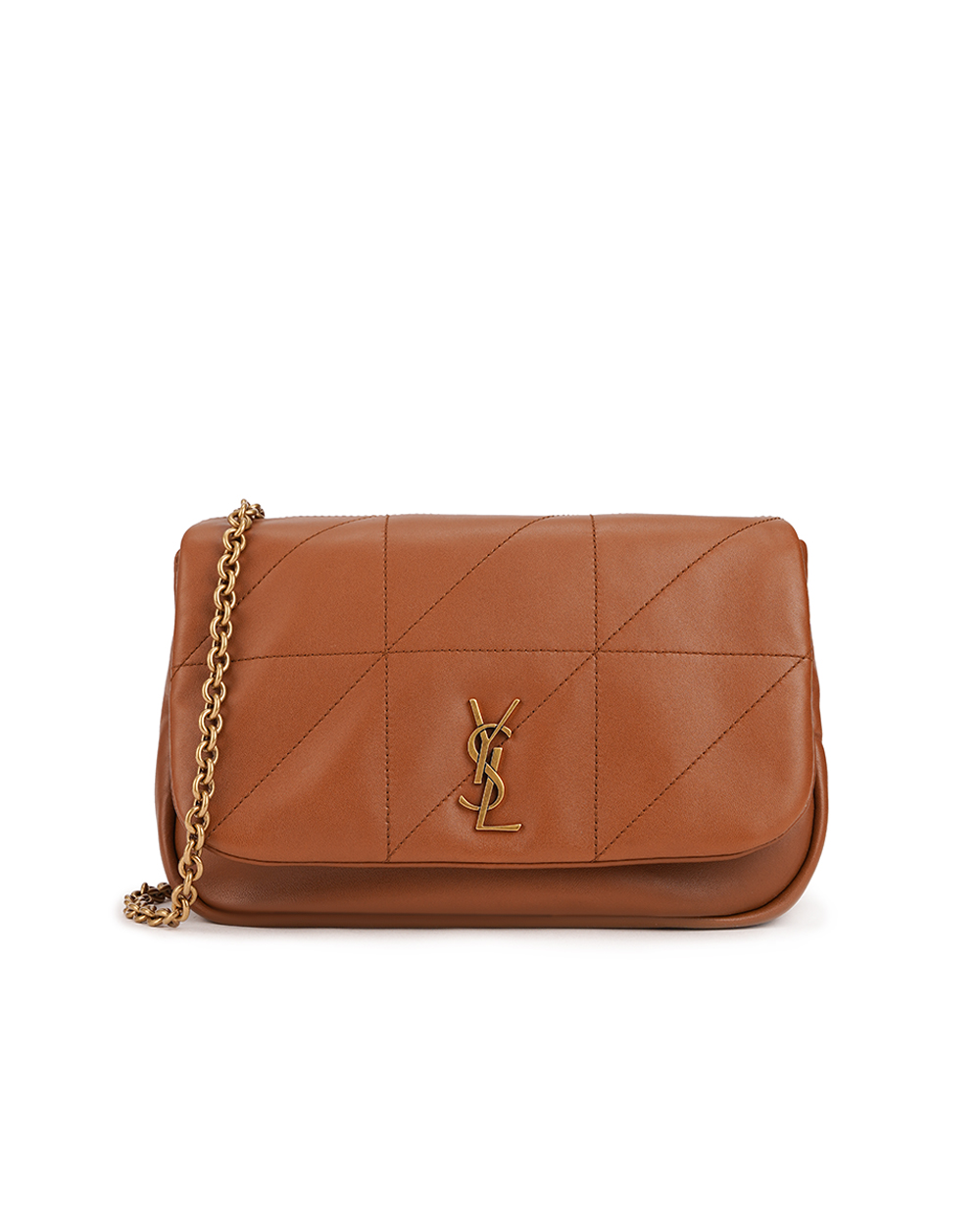 Кожаная сумка Jamie Small Saint Laurent 763475-AAB32, коричневый цвет • Купить в интернет-магазине Kameron
