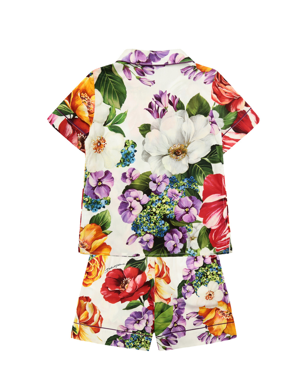 Пижама (рубашка, шорты) Dolce&Gabbana Kids L51U02-HS5F9-S, разноцветный цвет • Купить в интернет-магазине Kameron