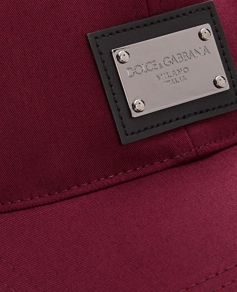 Бейсболка Dolce&Gabbana GH590A-GF421, бордовый цвет • Купить в интернет-магазине Kameron