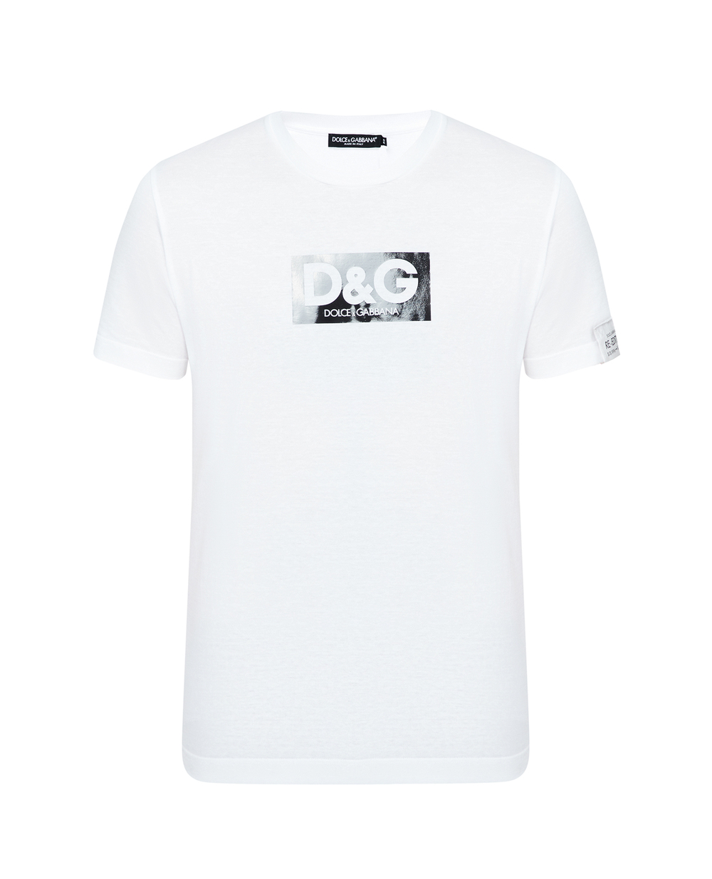Футболка Dolce&Gabbana G8QI4T-FU7EQ, белый цвет • Купить в интернет-магазине Kameron