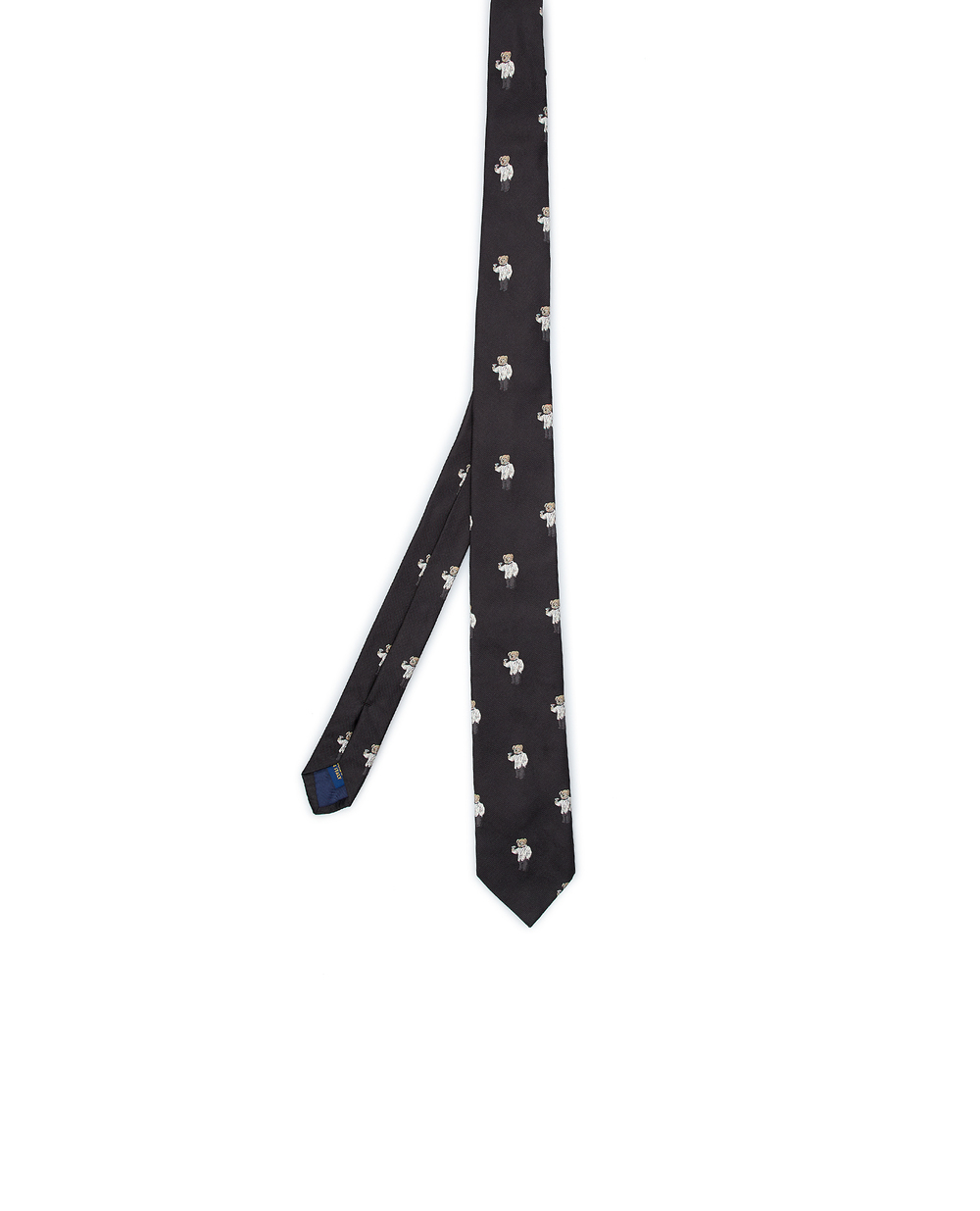 Шелковый галстук Polo Ralph Lauren 712724998001, черный цвет • Купить в интернет-магазине Kameron