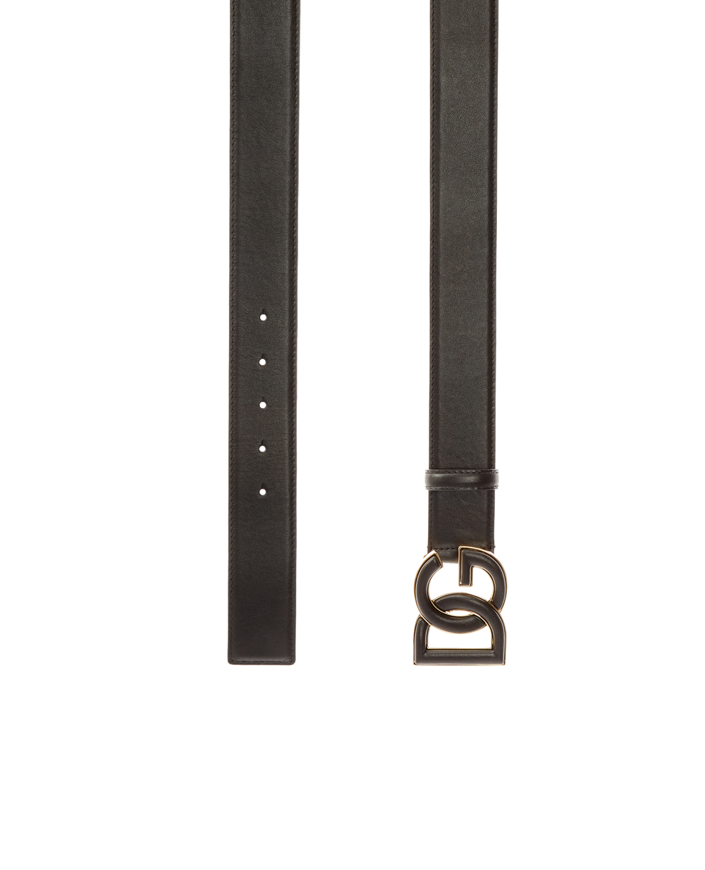 Шкіряний ремінь Dolce&Gabbana BE1503-AW576, чорний колір • Купити в інтернет-магазині Kameron