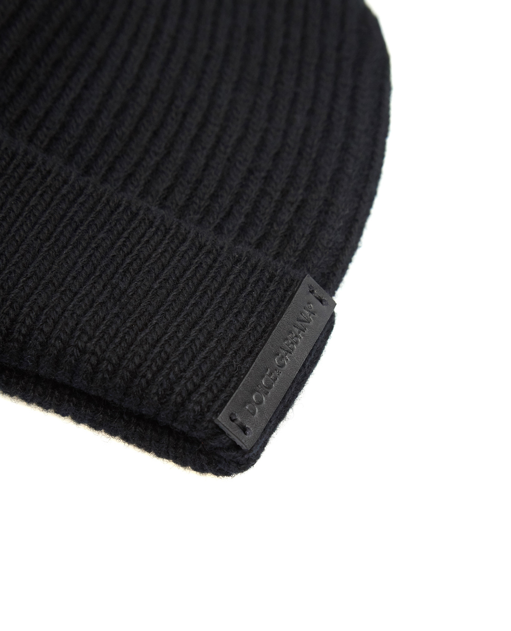 Шерстяная шапка Dolce&Gabbana GXE84T-JAV99, черный цвет • Купить в интернет-магазине Kameron