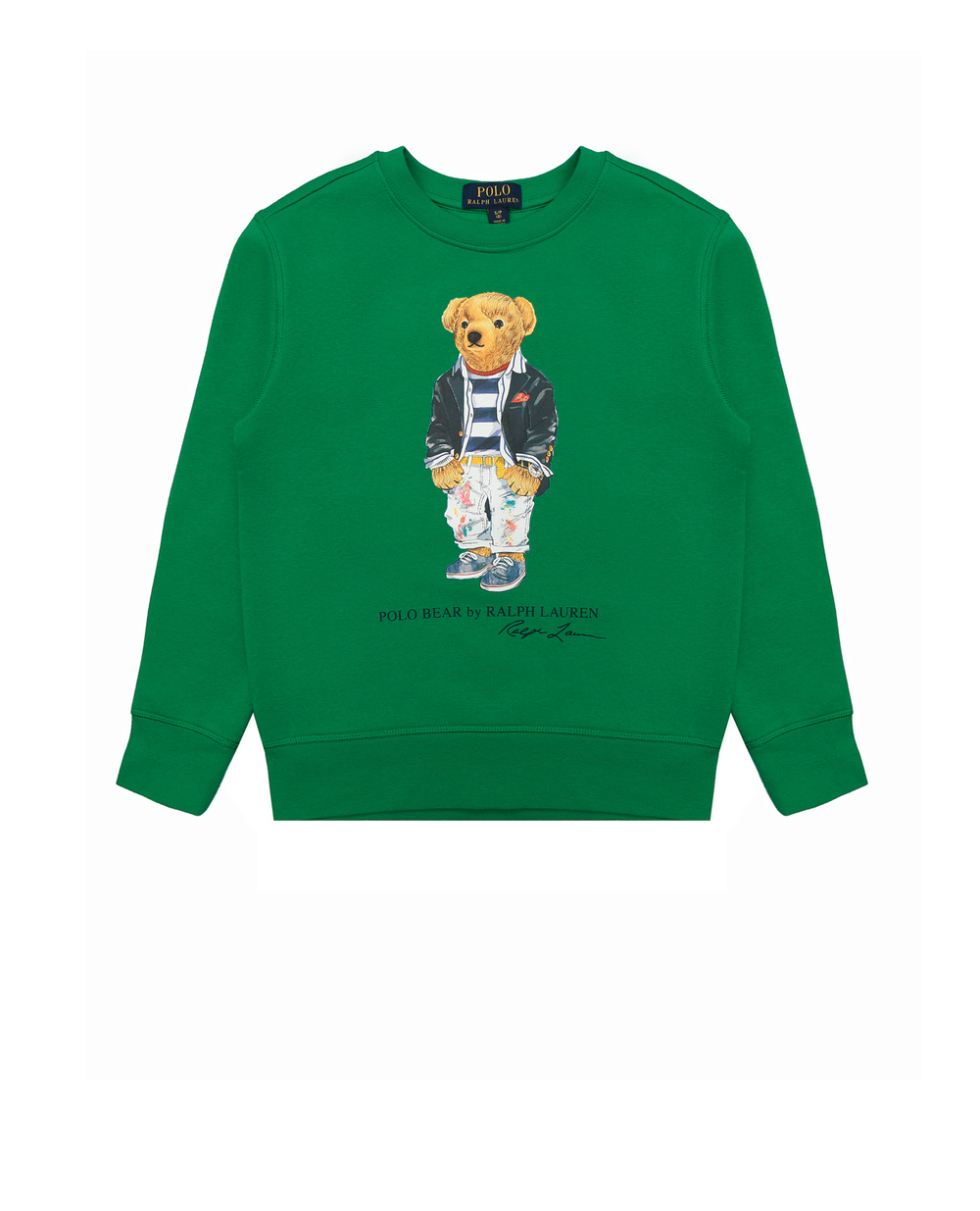 Світшот Polo Ralph Lauren Kids 323858888001, зелений колір • Купити в інтернет-магазині Kameron