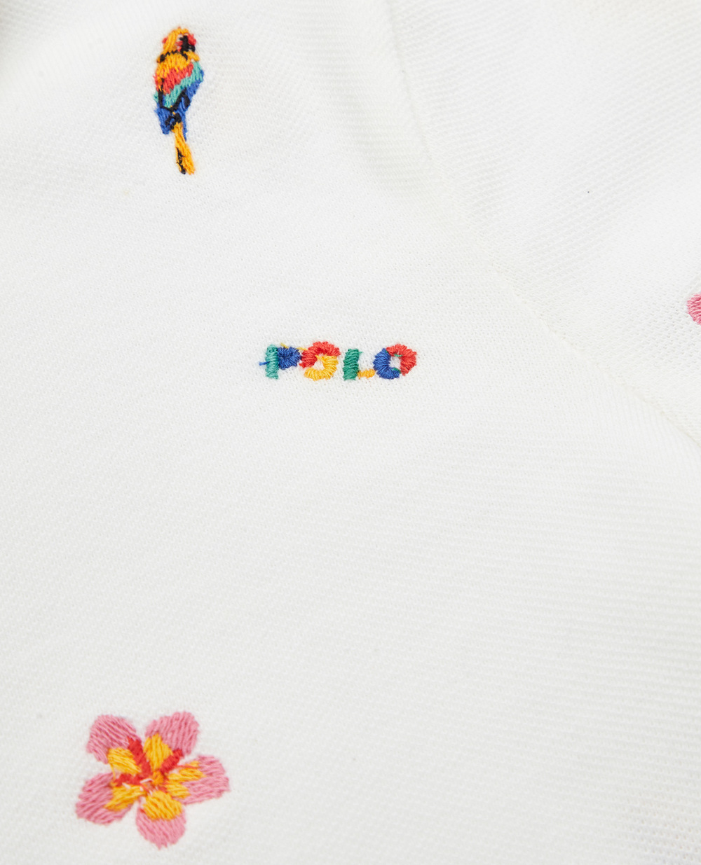 Детское поло Polo Ralph Lauren Kids 313909717002, белый цвет • Купить в интернет-магазине Kameron