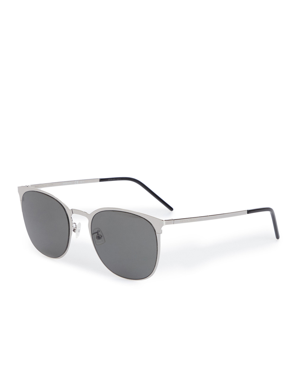 Сонцезахисні окуляри Saint Laurent SL 445/F SLIM-004, срібний колір • Купити в інтернет-магазині Kameron