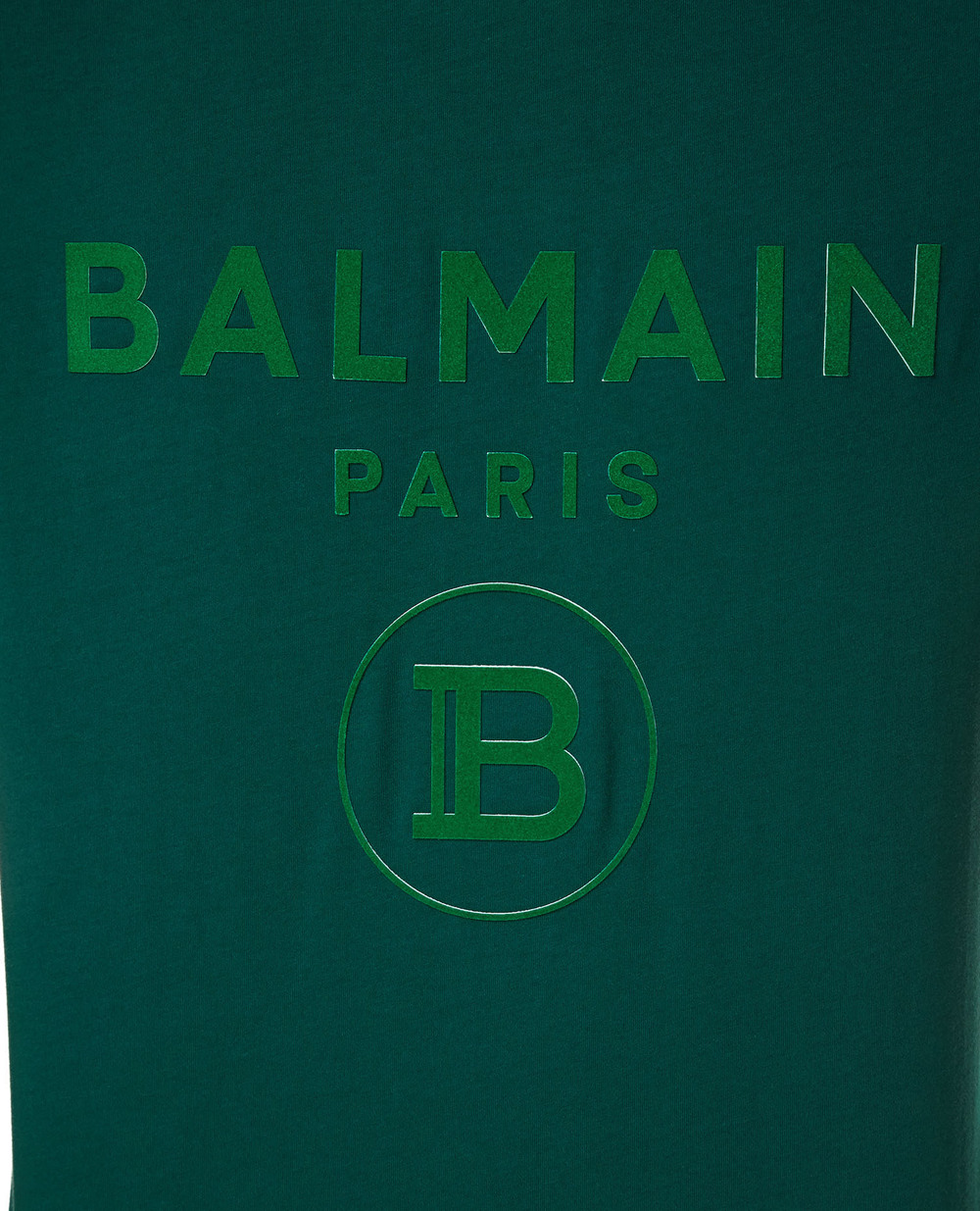 Футболка Balmain UH11601I374, зеленый цвет • Купить в интернет-магазине Kameron