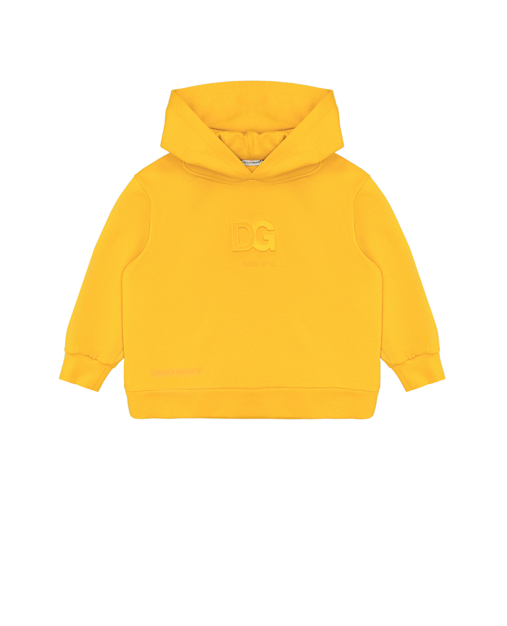 Худи Dolce&Gabbana Kids L4JWAK-G7AK4-B, желтый цвет • Купить в интернет-магазине Kameron