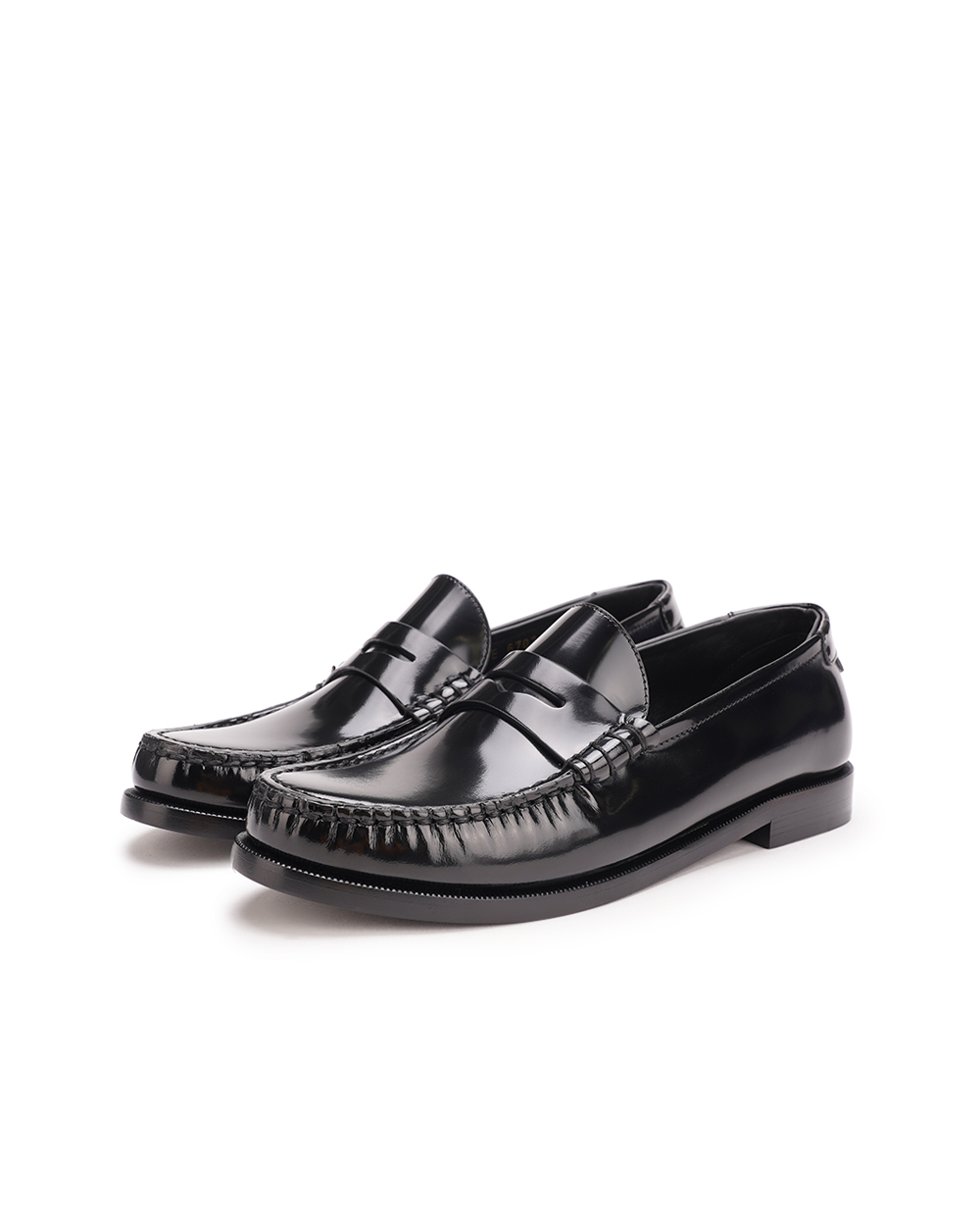 Лофери Le Loafer Saint Laurent 670232-AAA7R, чорний колір • Купити в інтернет-магазині Kameron