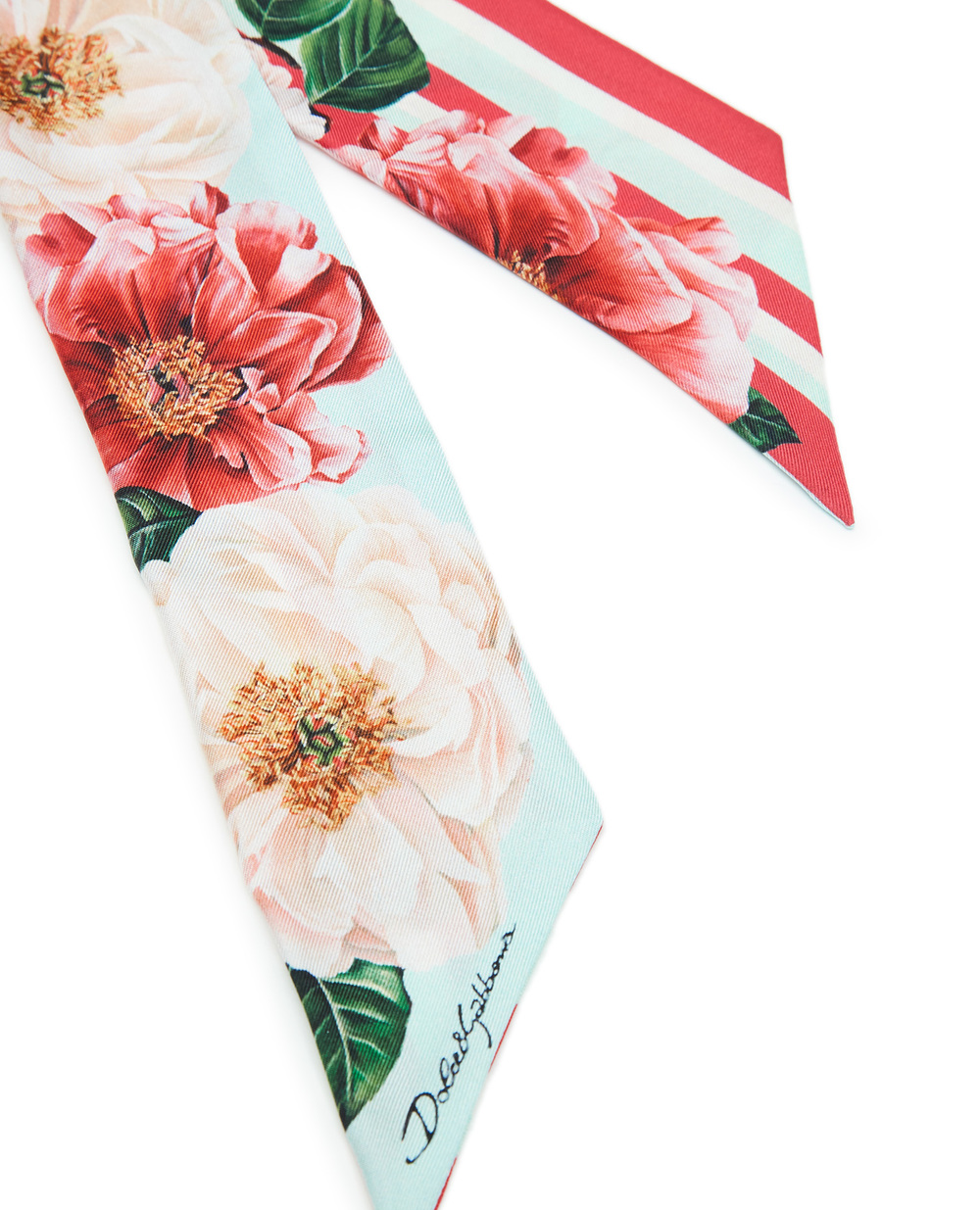 Шелковый платок Dolce&Gabbana FS215A-GDV62, разноцветный цвет • Купить в интернет-магазине Kameron