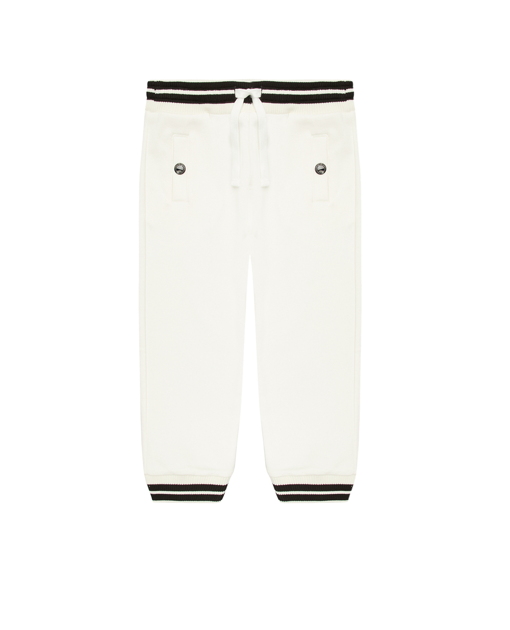 Спортивні брюки Dolce&Gabbana Kids L1JPEZ-G7B8G, білий колір • Купити в інтернет-магазині Kameron