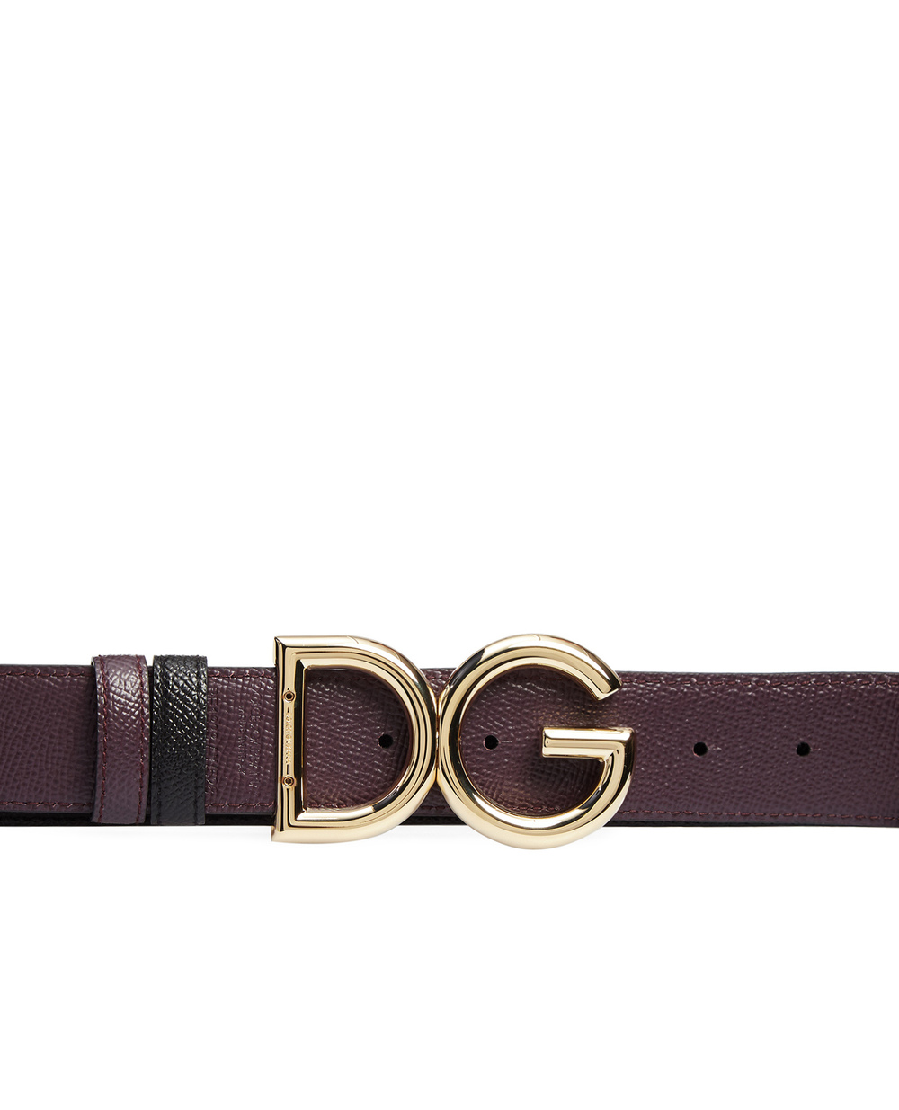 Двосторонній шкіряний ремінь Dolce&Gabbana BE1333-AW528, різнокольоровий колір • Купити в інтернет-магазині Kameron