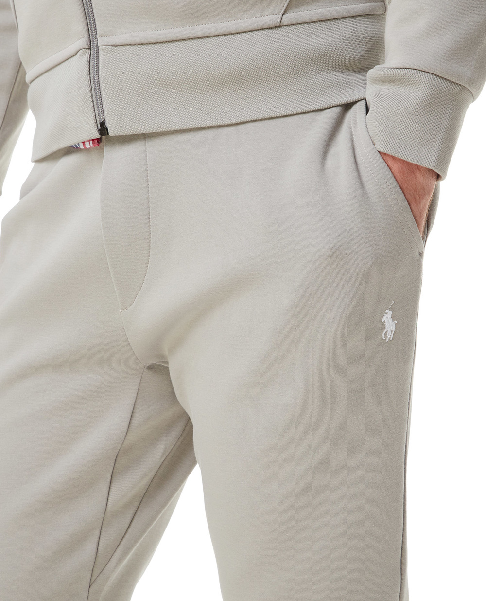 Спортивні штани (костюм) Polo Ralph Lauren 710881518018, сірий колір • Купити в інтернет-магазині Kameron