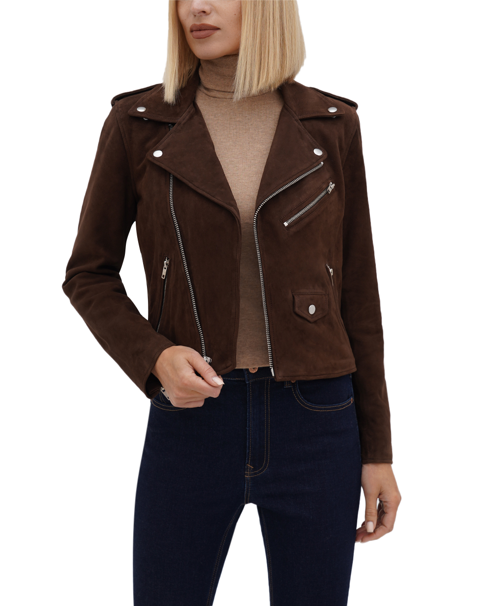 Куртка замшевая Polo Ralph Lauren 211910032001, коричневий колір • Купити в інтернет-магазині Kameron