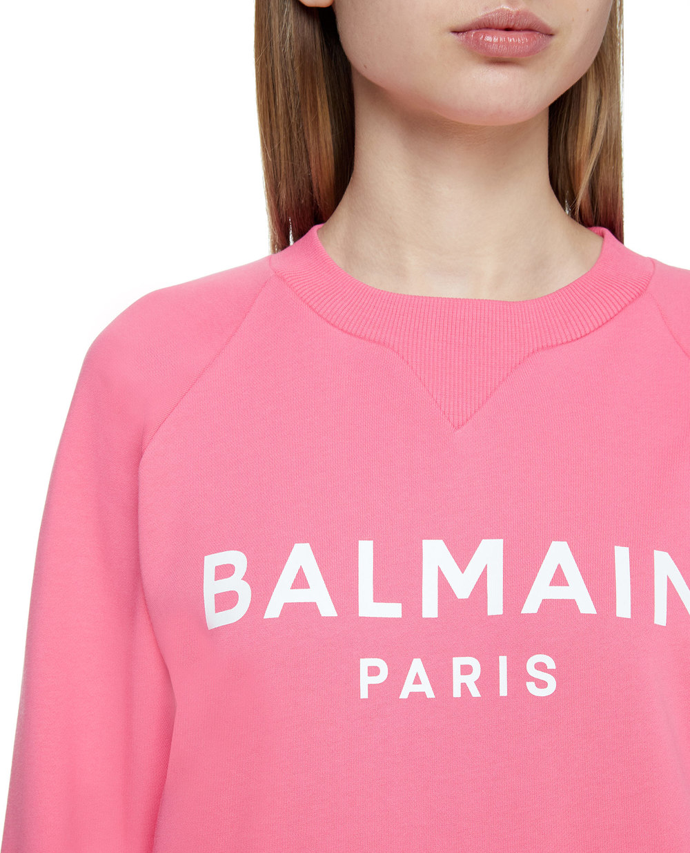 Світшот Balmain VF13691B002, рожевий колір • Купити в інтернет-магазині Kameron