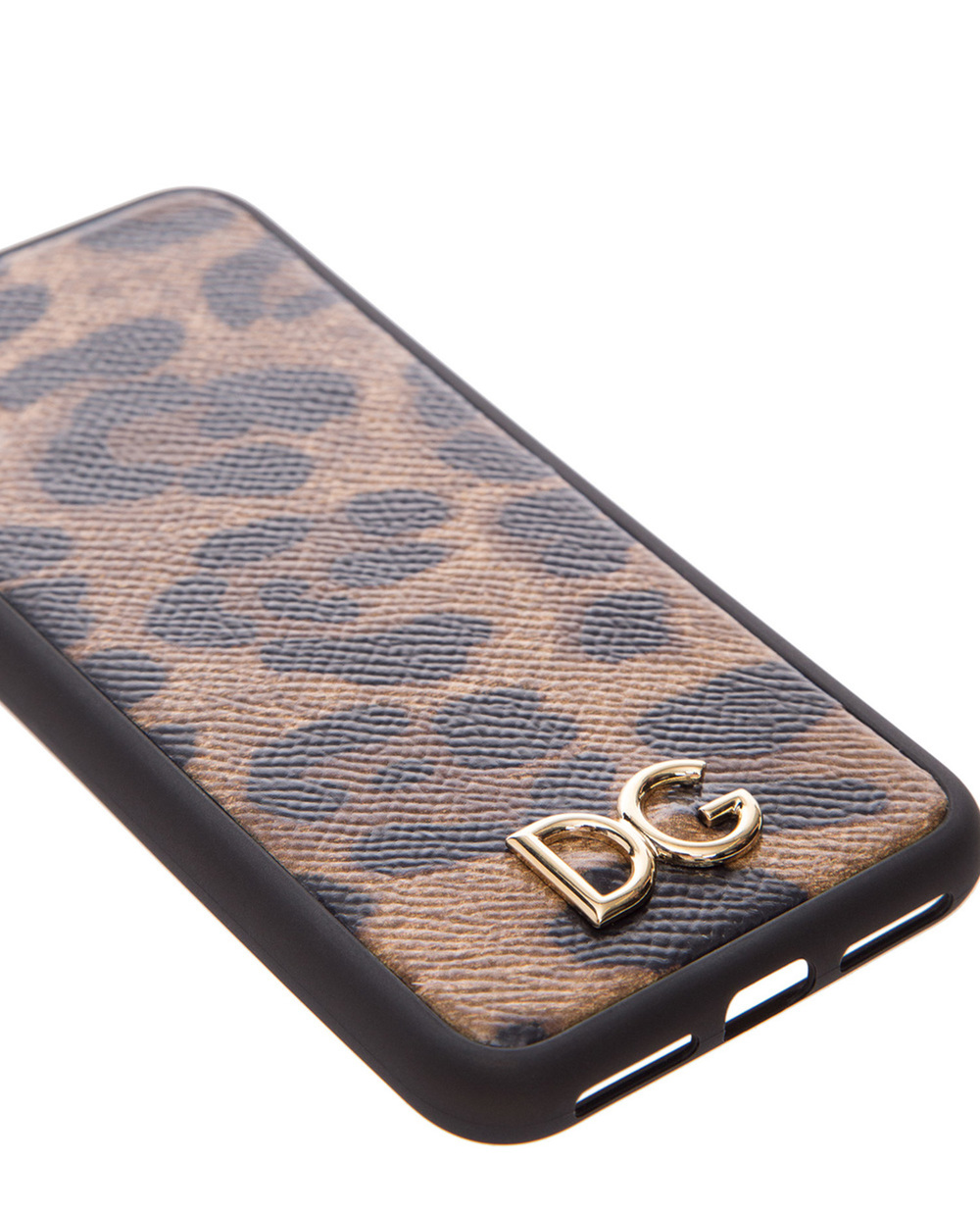 Чехол для iPhone X Dolce&Gabbana BI2408-AI899FW19, коричневый цвет • Купить в интернет-магазине Kameron