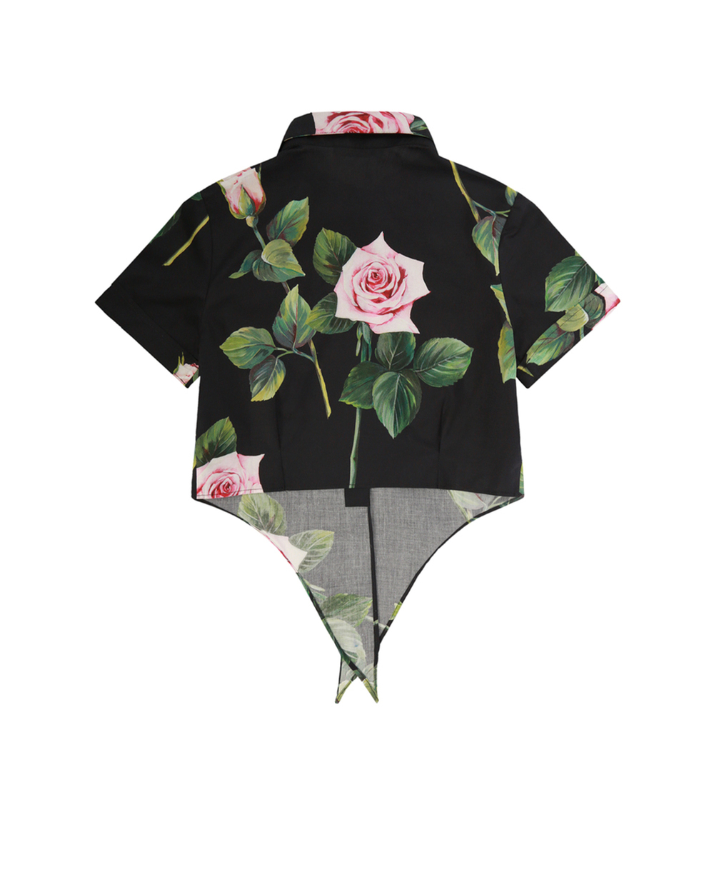 Блуза Dolce&Gabbana Kids L54S05-HS5GG-B, чорний колір • Купити в інтернет-магазині Kameron