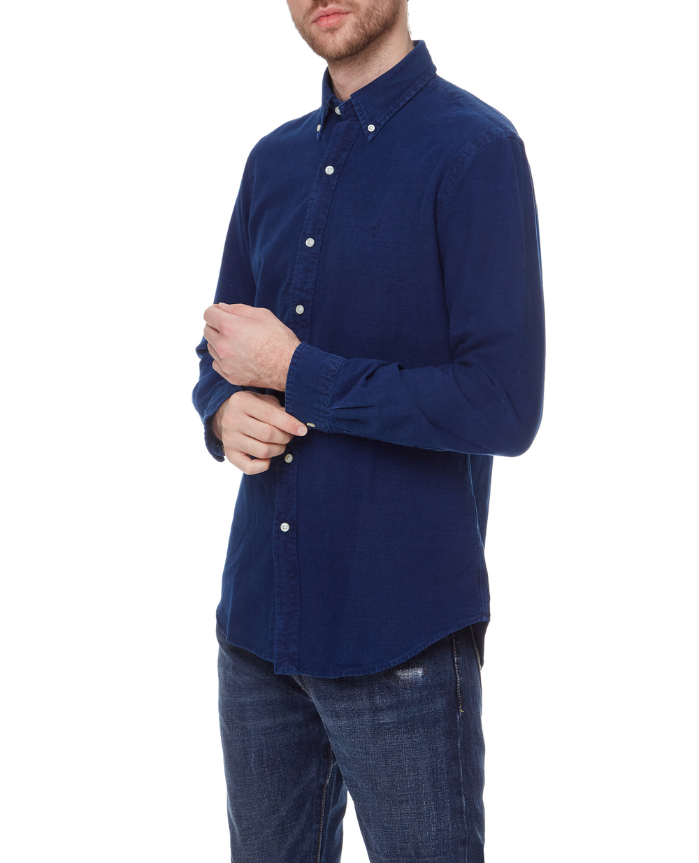 Рубашка Polo Ralph Lauren 710805563001, синий цвет • Купить в интернет-магазине Kameron