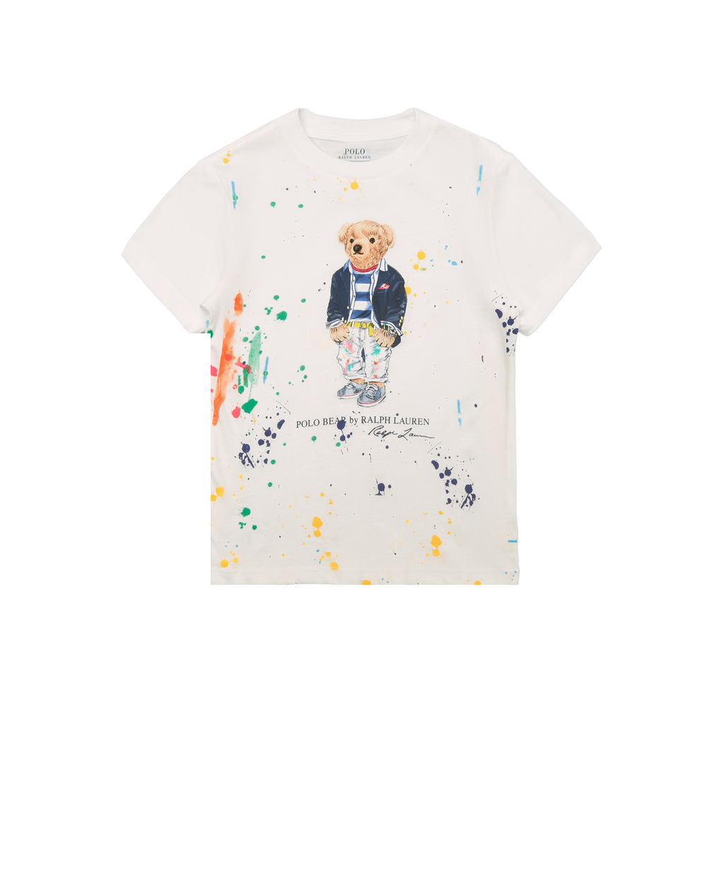 Детская футболка Polo Ralph Lauren Kids 320858891001, белый цвет • Купить в интернет-магазине Kameron