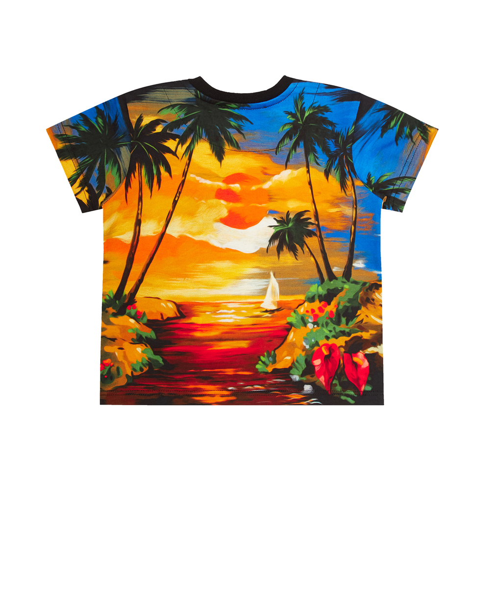 Дитяча футболка Dolce&Gabbana Kids L1JTEY-G7H0U, різнокольоровий колір • Купити в інтернет-магазині Kameron
