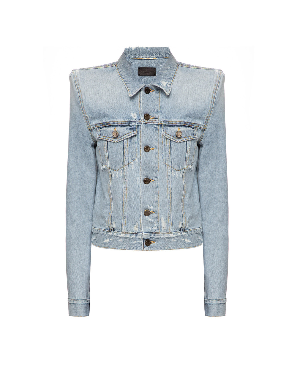 Джинсовая куртка Saint Laurent 589810-YF372, голубой цвет • Купить в интернет-магазине Kameron