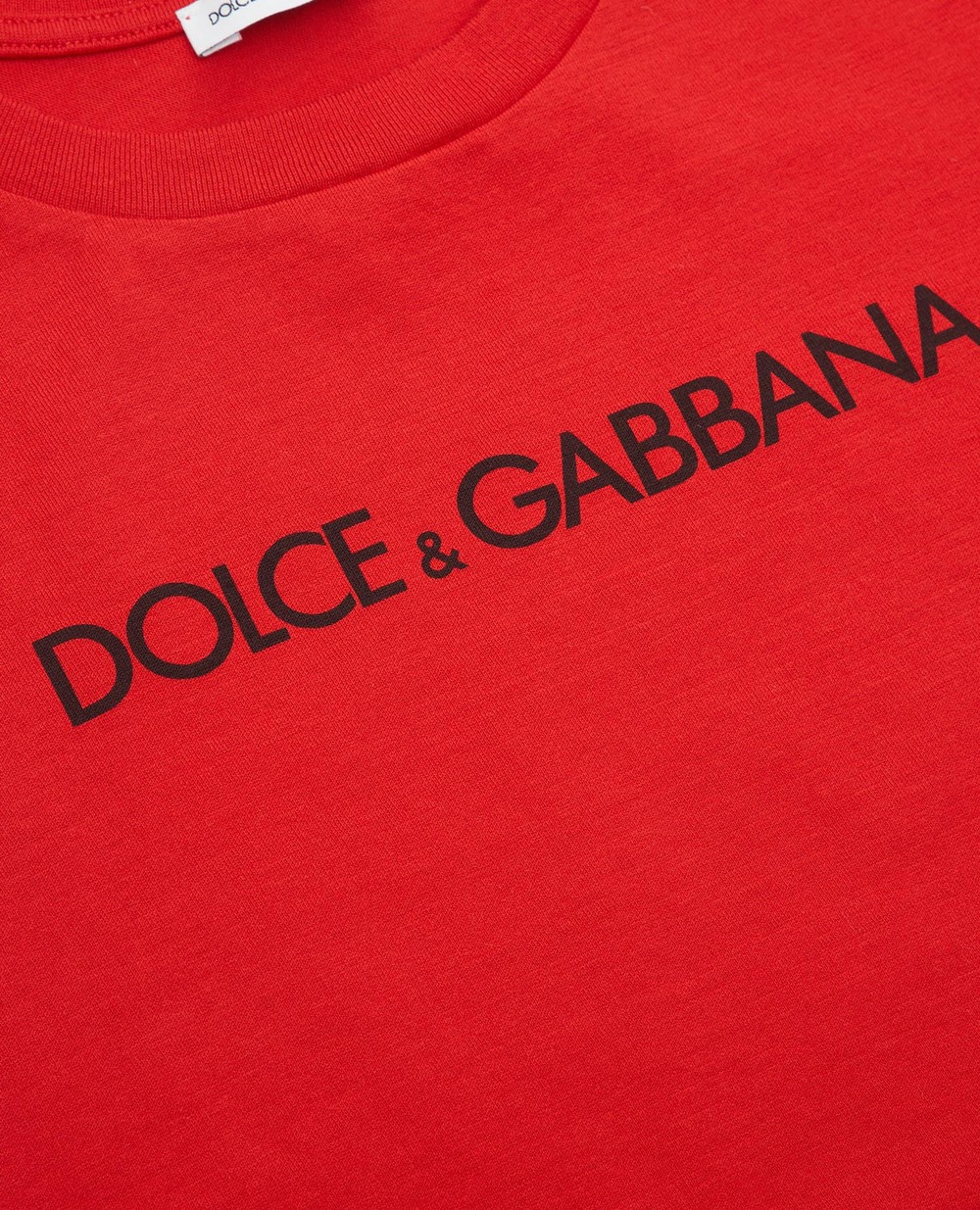 Дитяча футболка Dolce&Gabbana Kids L5JTKT-G7I4M-B, красный колір • Купити в інтернет-магазині Kameron