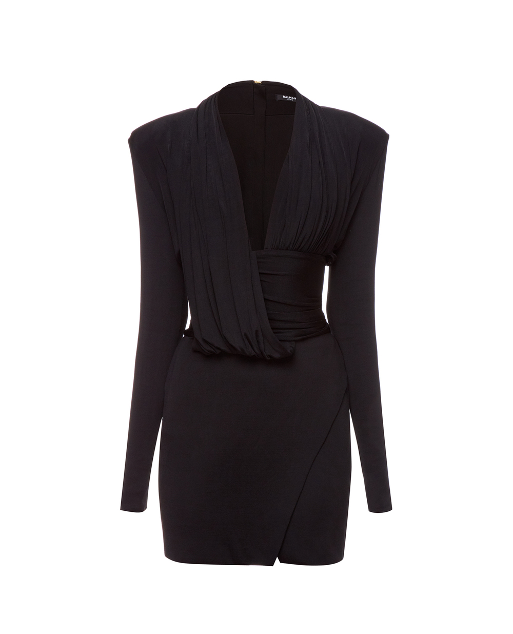 Платье Balmain WF1R9350J191, черный цвет • Купить в интернет-магазине Kameron