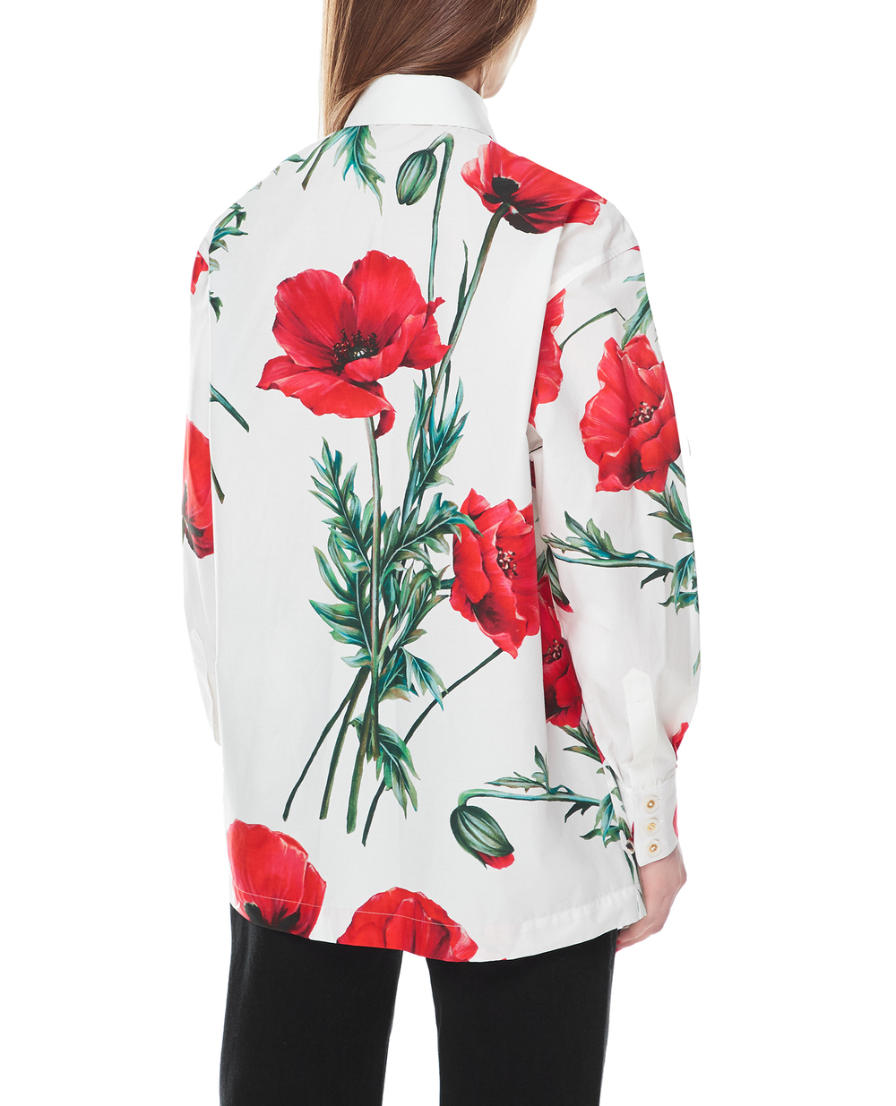 Рубашка Dolce&Gabbana F5Q11T-HS5NJ, белый цвет • Купить в интернет-магазине Kameron