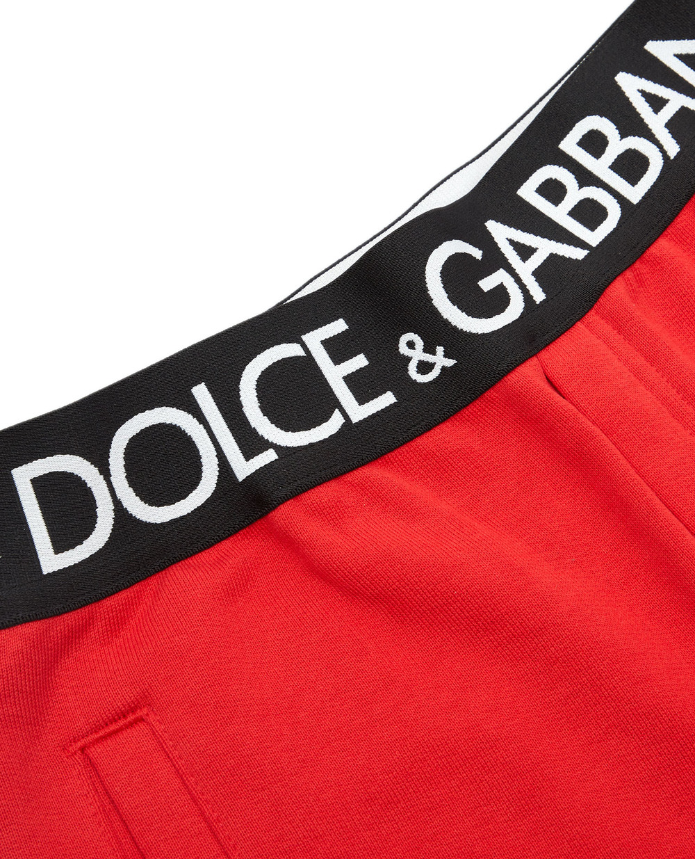 Детские спортивные брюки (костюм) Dolce&Gabbana Kids L5JP9G-G7E3Z-S, красный цвет • Купить в интернет-магазине Kameron