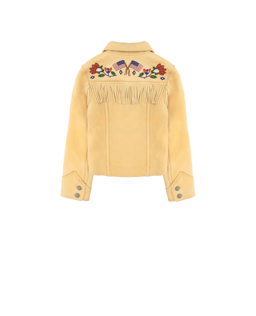 Детская кожаная куртка Polo Ralph Lauren Kids 313711900001, желтый цвет • Купить в интернет-магазине Kameron
