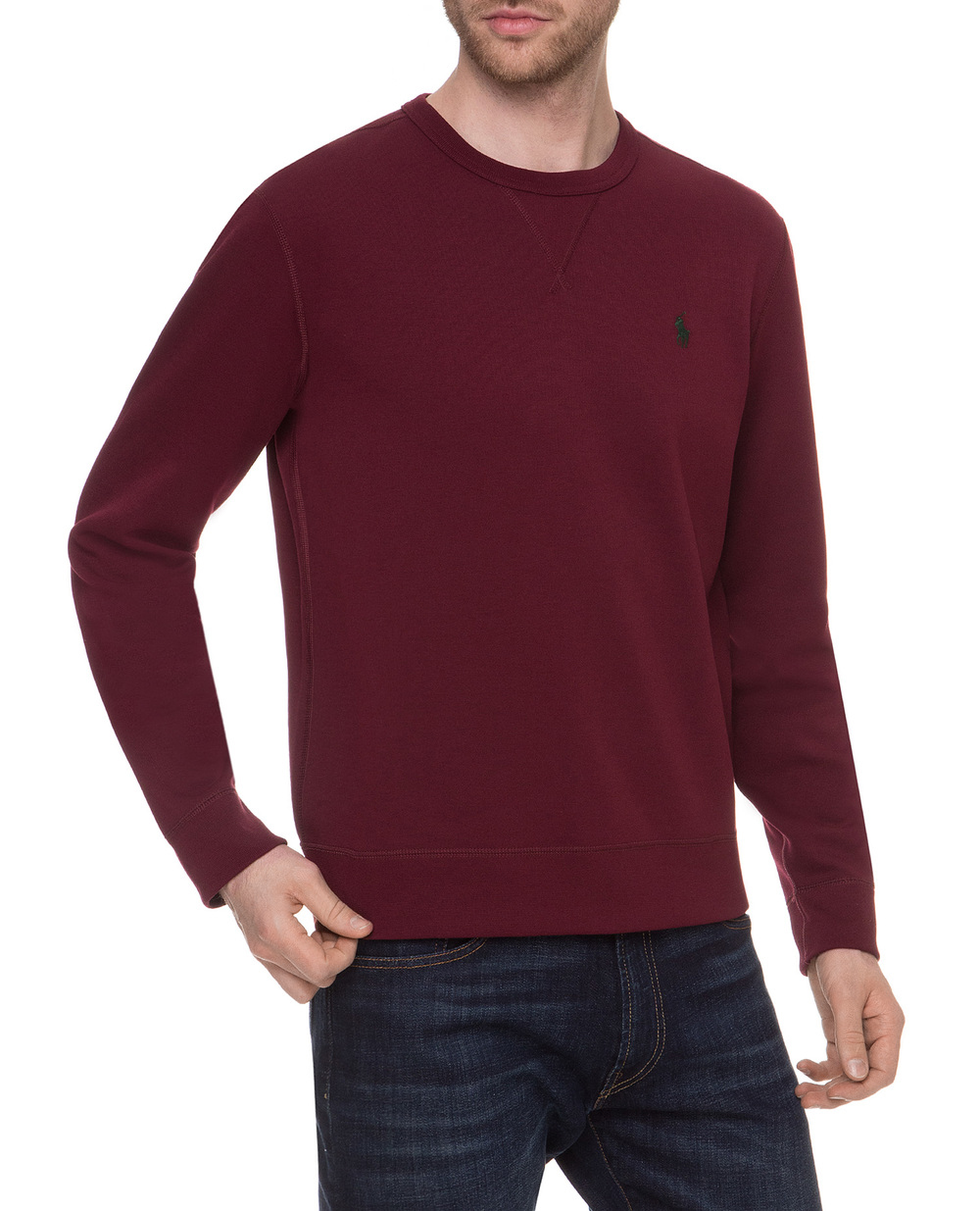 Світшот Polo Ralph Lauren 710675313025, бордовий колір • Купити в інтернет-магазині Kameron