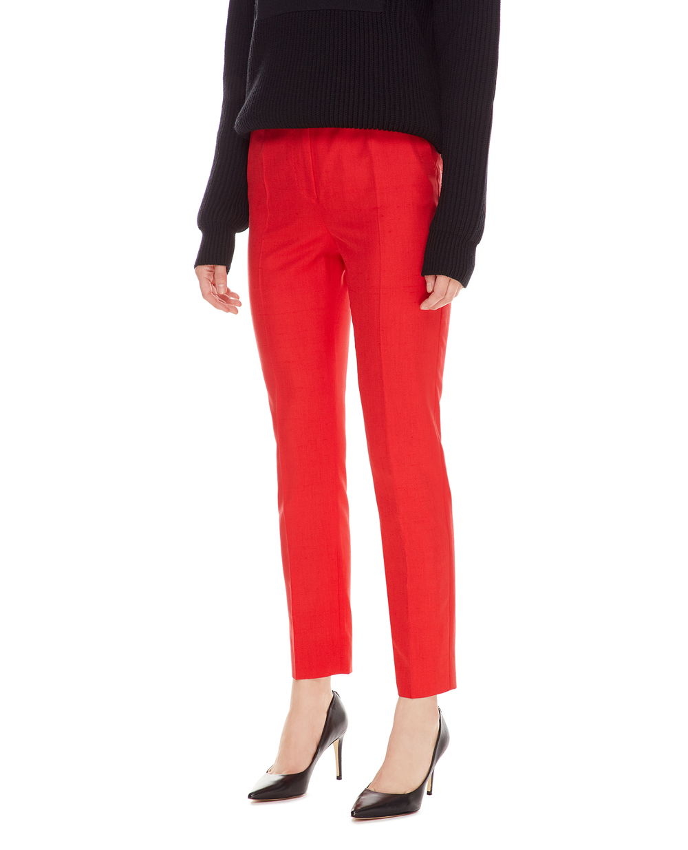 Шовкові штани Dolce&Gabbana FTAM2T-HUMCA, красный колір • Купити в інтернет-магазині Kameron
