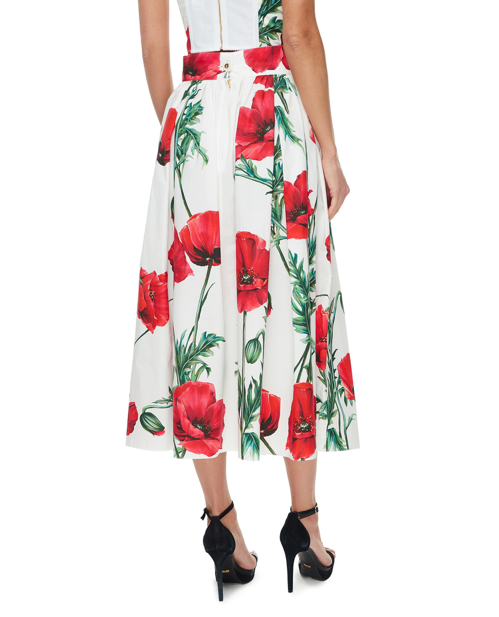 Спідниця Dolce&Gabbana F4CFLT-HS5NN, білий колір • Купити в інтернет-магазині Kameron