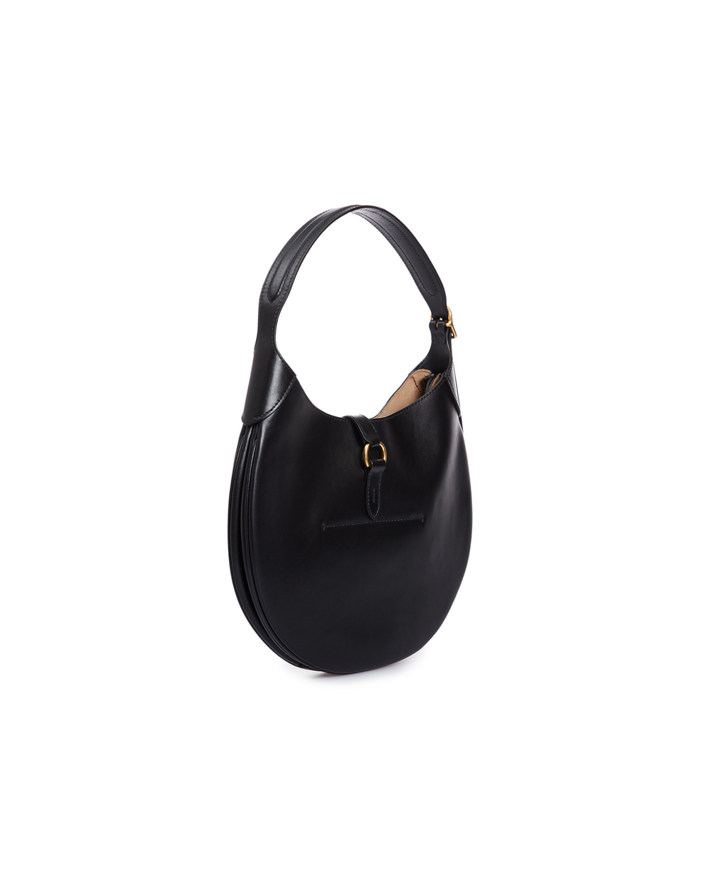Кожаная сумка Polo ID Shoulder Bag Medium Polo Ralph Lauren 428891584001, черный цвет • Купить в интернет-магазине Kameron