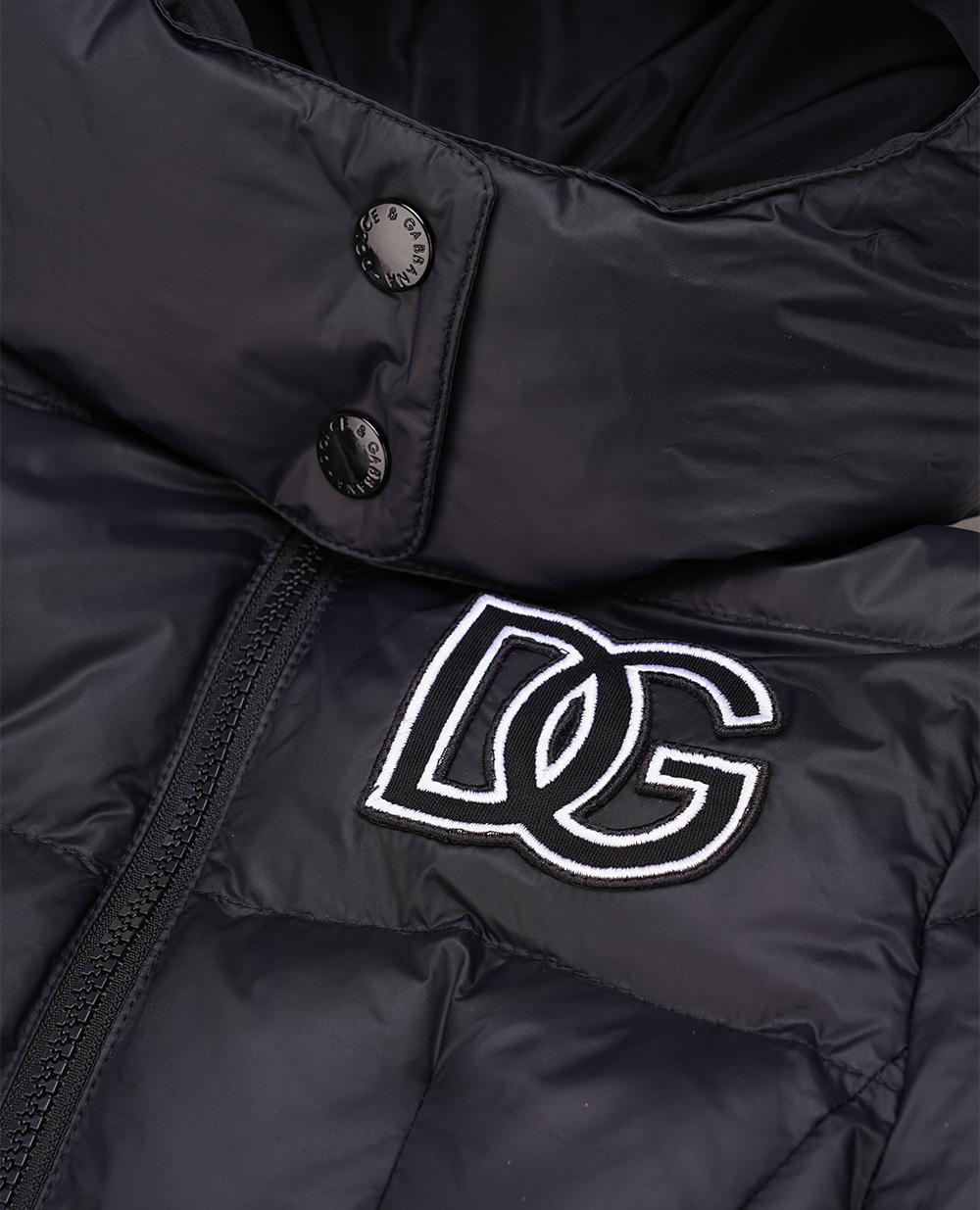 Детская куртка Dolce&Gabbana Kids L5JBO1-G7KZ8-B, черный цвет • Купить в интернет-магазине Kameron