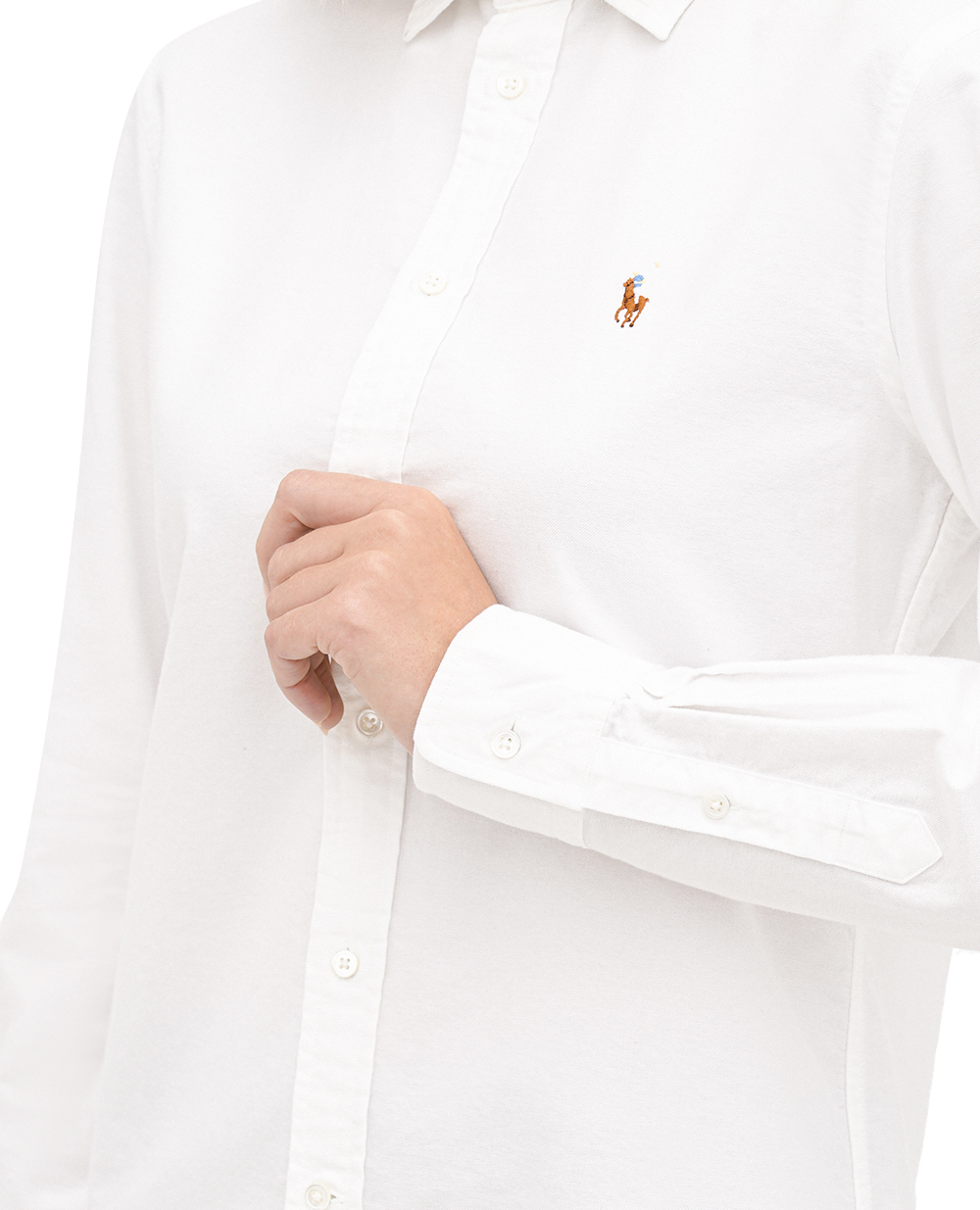 Рубашка Polo Ralph Lauren 211891377003, белый цвет • Купить в интернет-магазине Kameron